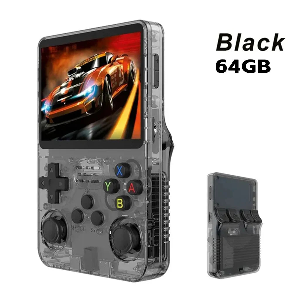 R36S Retro Handheld Video Game Console - Play 15,000 Classic Games on a 3.5-Inch IPS Screen | Portable Linux Gaming Device with 64GB Storage