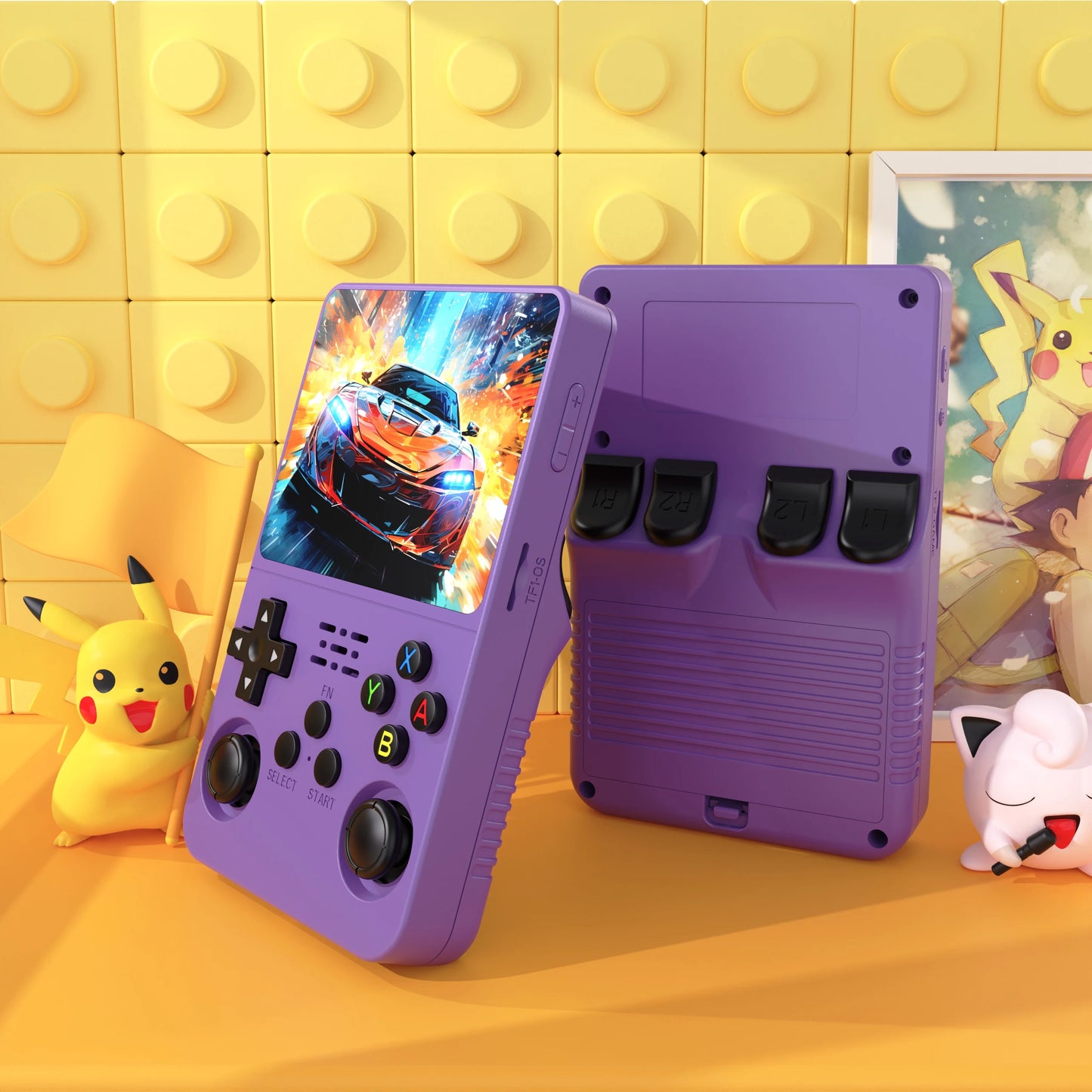 R36S Retro Handheld Video Game Console - Play 15,000 Classic Games on a 3.5-Inch IPS Screen | Portable Linux Gaming Device with 64GB Storage