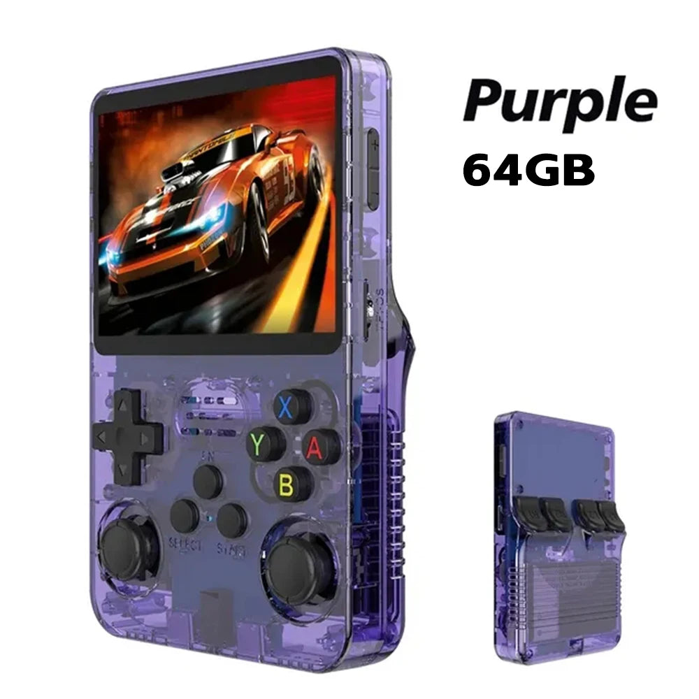 R36S Retro Handheld Video Game Console - Play 15,000 Classic Games on a 3.5-Inch IPS Screen | Portable Linux Gaming Device with 64GB Storage